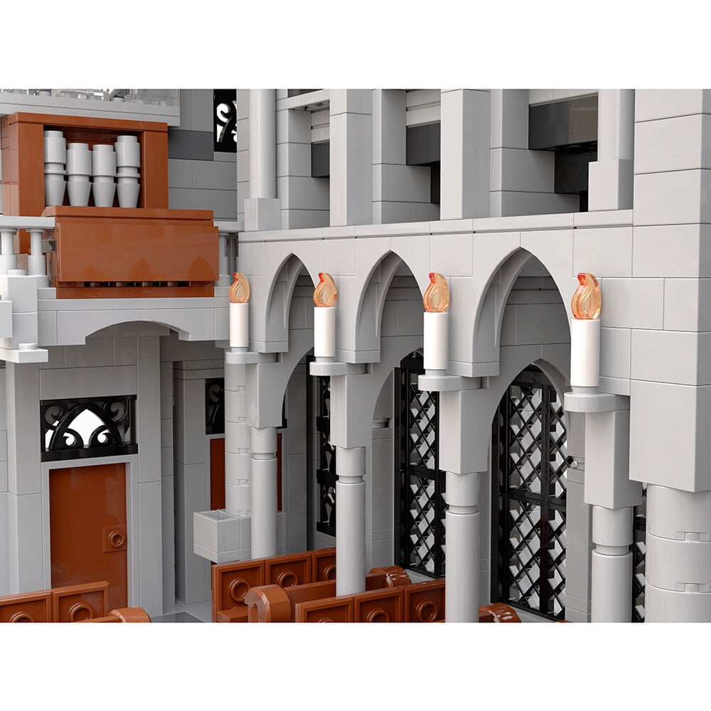 Gothic Cathedral Modular Building Blocks Set City MOC DIY Model Bricks Toys Gift