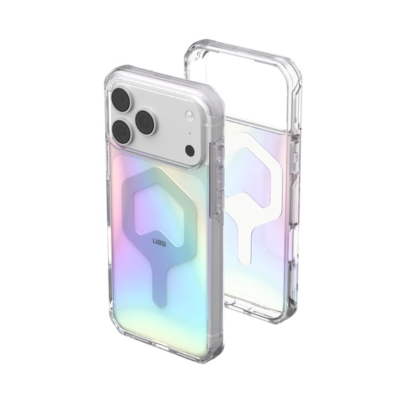 UAG Plyo Case for iPhone 18 Pro Max/iPhone 17 Pro Max, Iridiscent, MagSafe Compatible, Anti-Yellowing, Translucent Rainbow Gradient, Air-Soft Corners, Slim, Military Grade Drop Protection