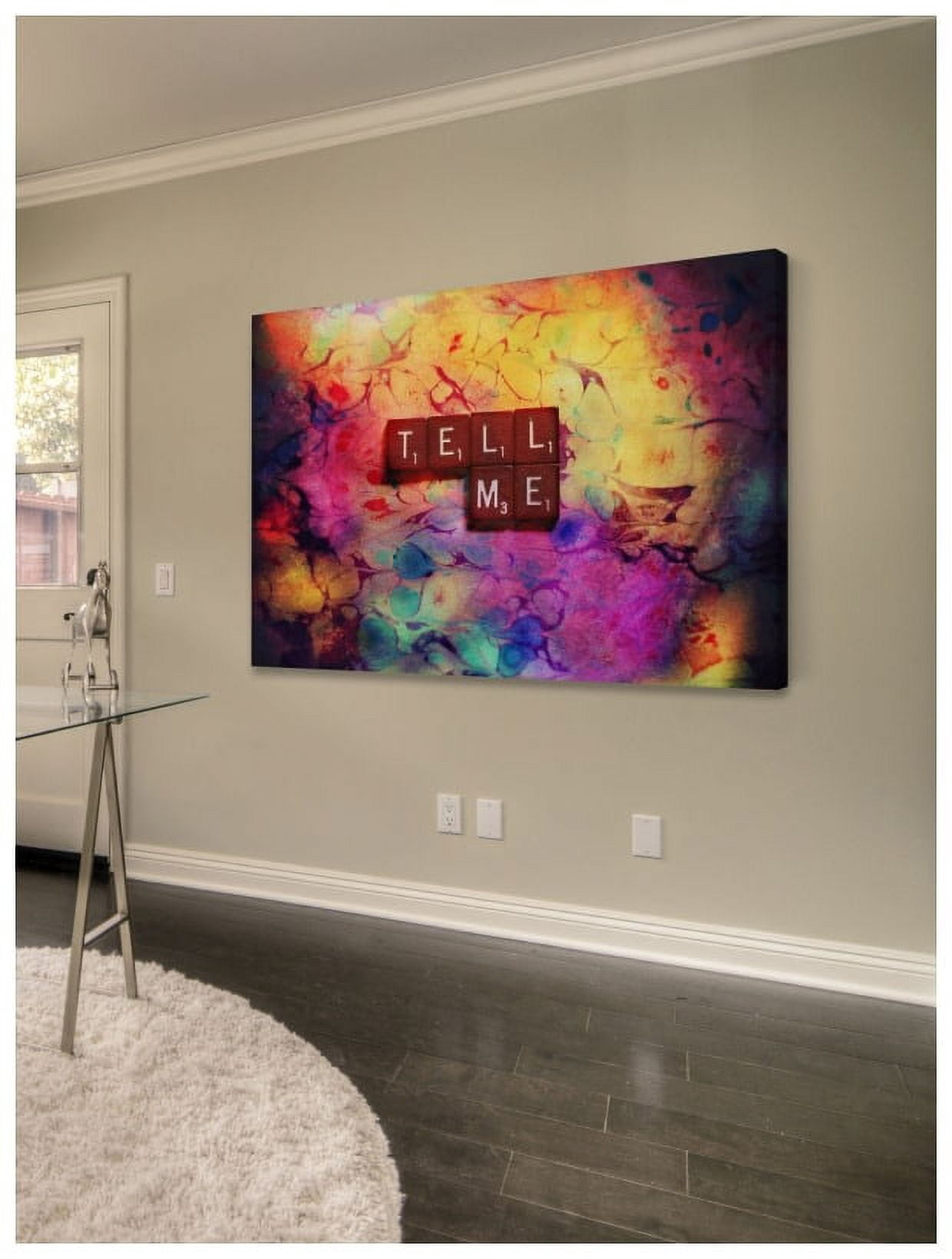 Marmont Hill "Tell Me" Sylvia Cook Painting Print on Canvas