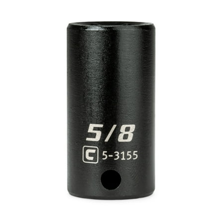 UPC: 0886352531559 | Capri Tools 3/8 in. Drive 5/8 in. Semi-Deep Impact Socket