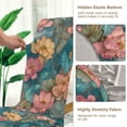 thumbnail image 5 of Yayeee 2 Pack Dining Chair Covers Stretch Parson Chairs Slipcovers Seat Protector, Pink Water Lilies Pattern, 5 of 6