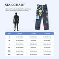 thumbnail image 4 of Men's Pajama Pants Comfy Sleep Lounge Bottoms Pockets, Pirates Skull Map Treasure Vintage, 4 of 5