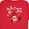 thumbnail image 4 of Inktastic My 1st Canada Day with Red and White Maple Leaves Boys or Girls Long Sleeve Toddler T-Shirt, 4 of 5