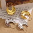 thumbnail image 3 of LYMAYTER Boucles d'Oreilles Pendantes 1 Paire - Rétro Punk, Goutte d'Eau, Métal Lourd, 3 of 7