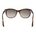 thumbnail image 4 of Roberto Cavalli RC991S 52G TSZE Dark Havana Square Sunglasses for Womens, 4 of 5