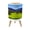 Color 5, variant on Small Trash Can with Lid Sunset Landscape Golf Course 1.8 Gallon Dog Proof Trash Can Round Garbage Can Waste Bin Wastebasket for Bathroom Bedroom Living Room