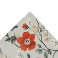 thumbnail image 4 of Yayeee Tapestry Wall Hanging for Bedroom 80" x 60" Living Room Home Wall Art Decor, Red and White Floral Pattern, 4 of 7