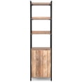 thumbnail image 5 of Simpli Home Kelsey 20W 5 Shelf Bookcase with Door (Set of 2) in Natural, 5 of 9