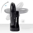 thumbnail image 3 of Ventilador USB MagnéTico de Escritorio con AlimentacióN por USB o 4 Pilas AA, con Temporizador de Velocidades, para Exteriores, Camping, Silencioso, Color ., 3 of 5