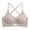 Coffee, variant on Women Solid Comfort Sexy Big U Shape Bra Backless Traceless Bra