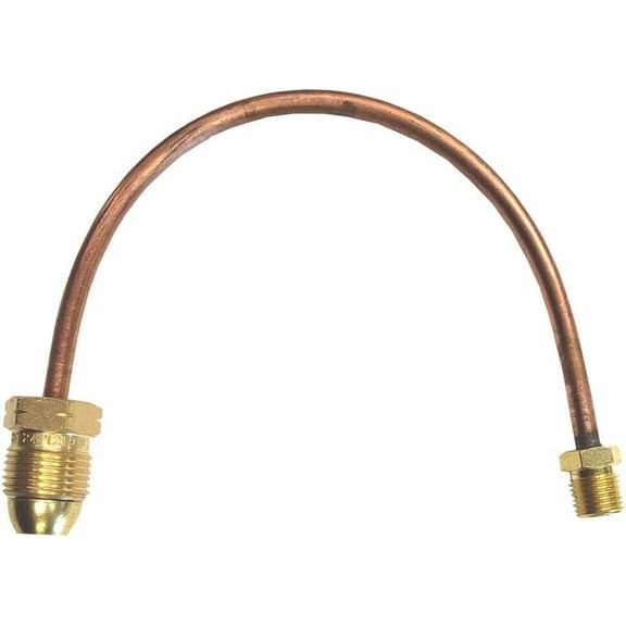 48" Copper Pigtail Pig Tail 1/4" Mpt Pol Propane Lpg Extension Regulator Npt Lp
