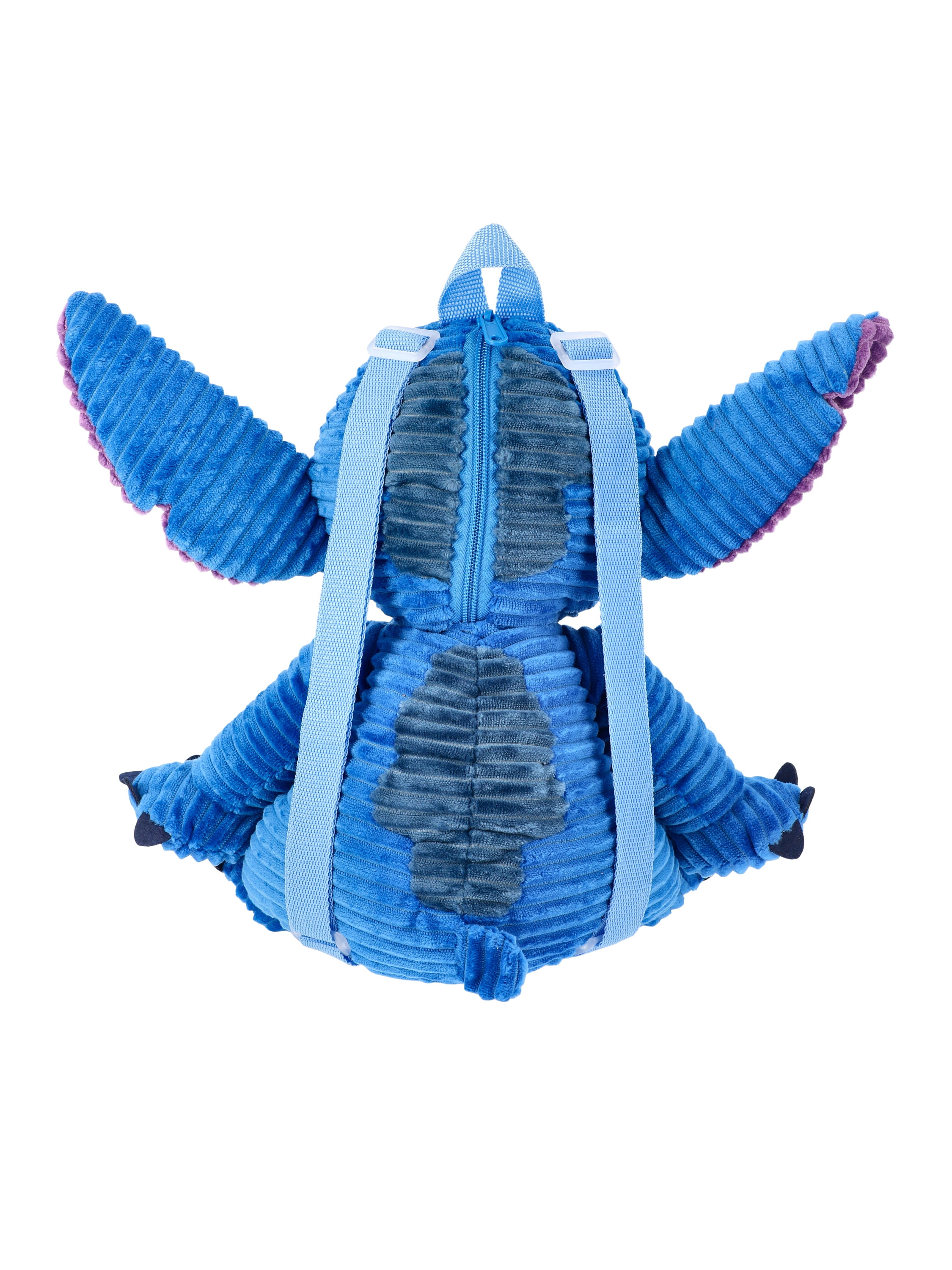 Disney Lilo and Stitch Kids Corduroy Plush Backpack, Blue