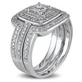 thumbnail image 3 of Everly Women's Diamond Sterling Silver Bridal Set, 3 of 6