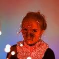 thumbnail image 3 of Twinkle Star 33FT 100 LED Halloween Lights, Fairy String Lights, Battery Operated LED Silver Wire String Lights for Christmas Wedding Party Home Holiday Decoration, Orange 1 Pack, 3 of 7