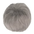 thumbnail image 1 of Peluca Corta NikouMX Negra Gris para Hombres Pelo Sintético, 1 of 8