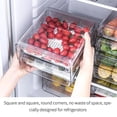 thumbnail image 5 of Naiovety Práctica caja organizadora de cajones de doble capa, organizador para refrigerador de gran capacidad, ampliamente utilizado Organizadores de utensilios de cocina, 5 of 5