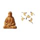 thumbnail image 1 of Estatua del Corazón de Jesús,Estatua del Sagrado Corazón de Jesús para decoración del hogar,Figura católica de Jesús,Arte mural de pájaros de madera,Pájaros de madera para decorar la, 1 of 8