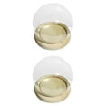 thumbnail image 1 of 2 Campanas de Cristal con Base de para Casa de , para Bodas Baoblaze Cúpula transparente, 1 of 8