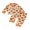 Orange, variant on RUINIXCW Toddler Baby Girl Boy Halloween Silk Stain Pajamas Set Girls Boys Fall Winter Sleepwear Pumpkin Button Down Collar Long Sleeve Shirt Pants