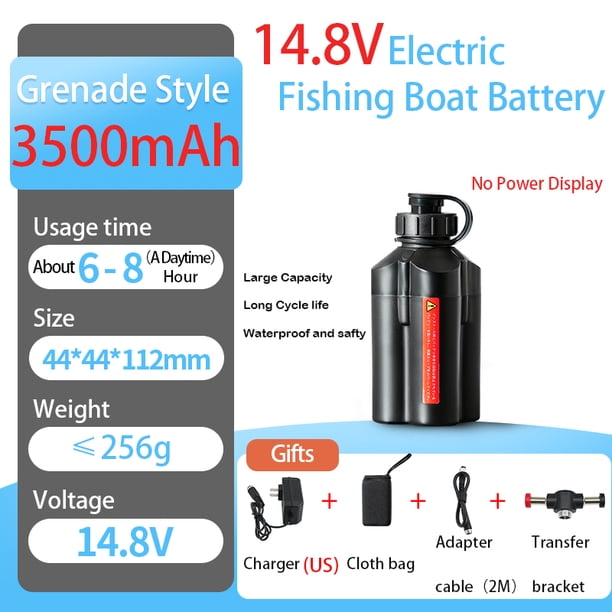 Pantalla de Energía 14.8V 3500mAh Carrete Eléctrico de Pesca en el Mar Batería para SHI*MANO 600DH 1000EJ DAI*WA 600MJ 500MJ Rueda de Gota