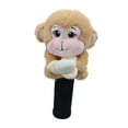 thumbnail image 4 of GARENDE Funny Plush Monkey Golf Wood Headcover Protector for Adults Golf Accessories Light Brown, 4 of 9