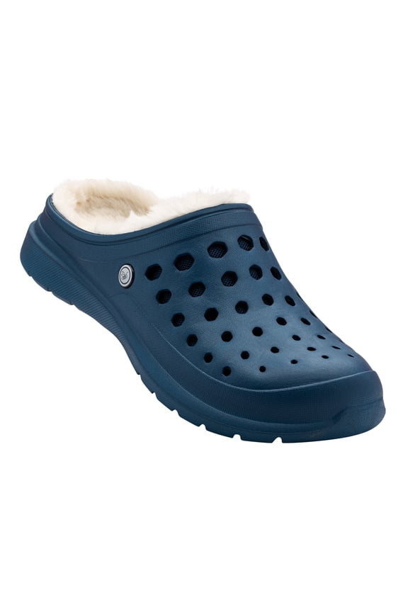 Cozy Lined Clog for Women and Men | Extra Cozy Comfort Slipper | Faux Shearling Lined Slip-on Clog