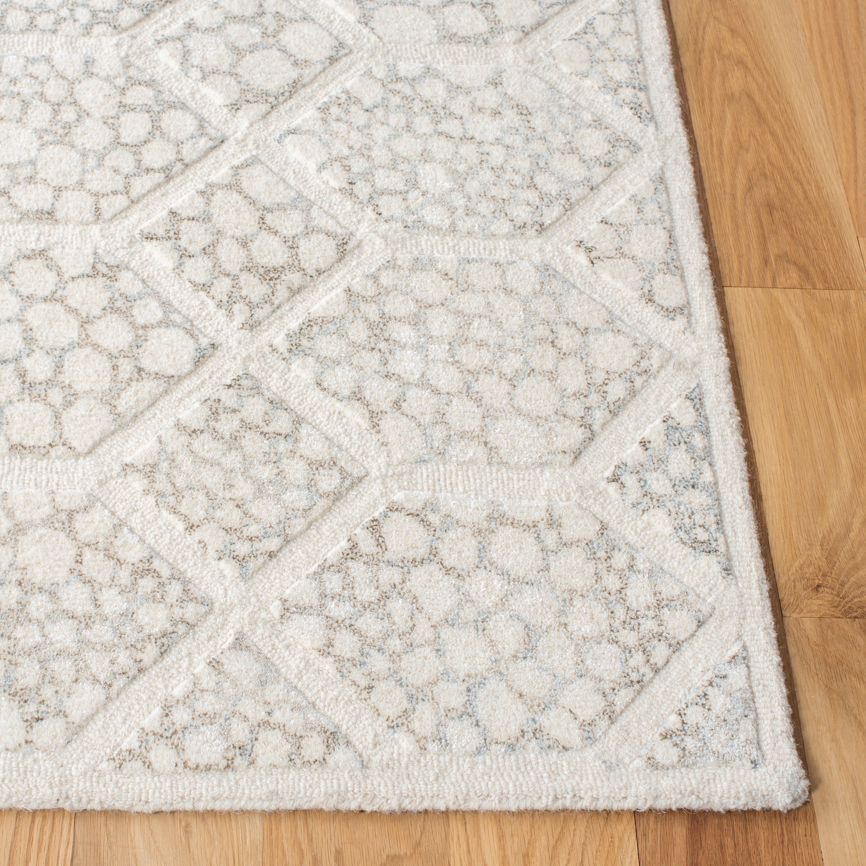SAFAVIEH Restoration Vintage Cora Geometric Area Rug, Ivory, 3' x 5'