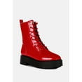 thumbnail image 6 of Molsh Faux Leather Ankle Biker Boots, 6 of 10
