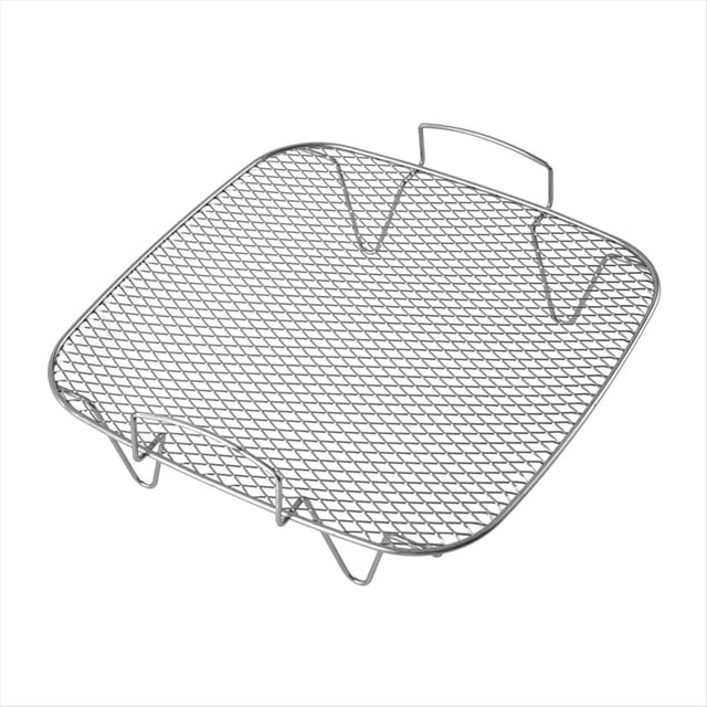 9.37 Inch Hold, Layer Dehydrator Rack Toast Rack, Stainless Steel Accessories for 8 to 12QT,1 * Grill,Silver