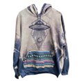 thumbnail image 1 of Tops estampados con capucha Retro para hombres y mujeres, suéter, letras estampadas con sol y luna, Tops desgastados estampados Pompotops gfhjh7280, 1 of 3