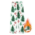 thumbnail image 2 of NOLDARES Womens Christmas Pajama Pants - Christmas PJ Fleece Lounge PJs for Women, Fun Cute Pajama Pants for Women(Z4-Mint Green,XL), 2 of 4
