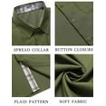 thumbnail image 6 of COOFANDY Men's Button Down Shirts Short Sleeve Casual Shirts Summer Beach Shirts Vacation Wedding Shirts with Pocket, 6 of 7