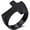 Black, variant on Stainless Steel Christian Sideways Cross Signet Style Ring