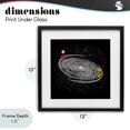 thumbnail image 4 of Stupell Industries Eclectic Love Long Distance Black Framed Print Under Glass, 13 x 13, by Tobe Fonseca, 4 of 8
