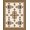 Beige, Pattern 4, variant on ODIKA 8x10 Machine Washable Non-Slip Area Rug, Classic Revolver Medallion Interlocking Design with Vintage Scrollwork High Traffic Rug, White, 669039