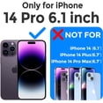 thumbnail image 2 of for iPhone 14 Pro Case Clear, [ Grade Protection] [Not Yellowing] Shockproof Phone Case for Apple iPhone 14 Pro 2022 - Gradient Blue, 2 of 12