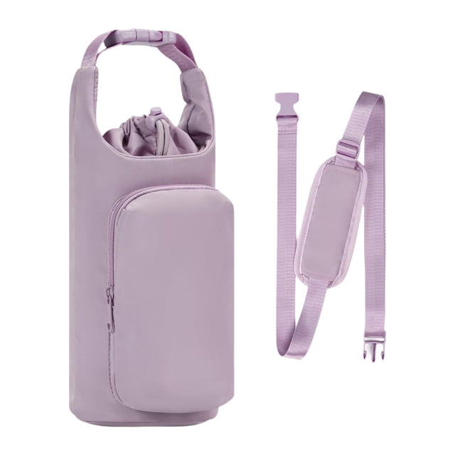 Bolsa de botella de agua Bag Cazue Bolsa Bolsa de agua al aire libre Botella de botella de la manga de la bolsa de la manga de la bolsa para picnic Púrpura