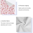 thumbnail image 4 of Dreamtimes 3 PCS Towel Valentine's Day Mother's Day Red Hearte Love Cotton Bath Towel Set (1 Bath Towel, 1 Hand Towel, 1 Washcloth) for Bathroom, Super Soft and Quick Dry Towels, 4 of 7