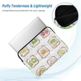 thumbnail image 2 of FORMRS 13-13.3 inch Laptop Sleeve Case Soft Carrying Quilted Computer Bag Cover, Toasts Pattern, 2 of 7