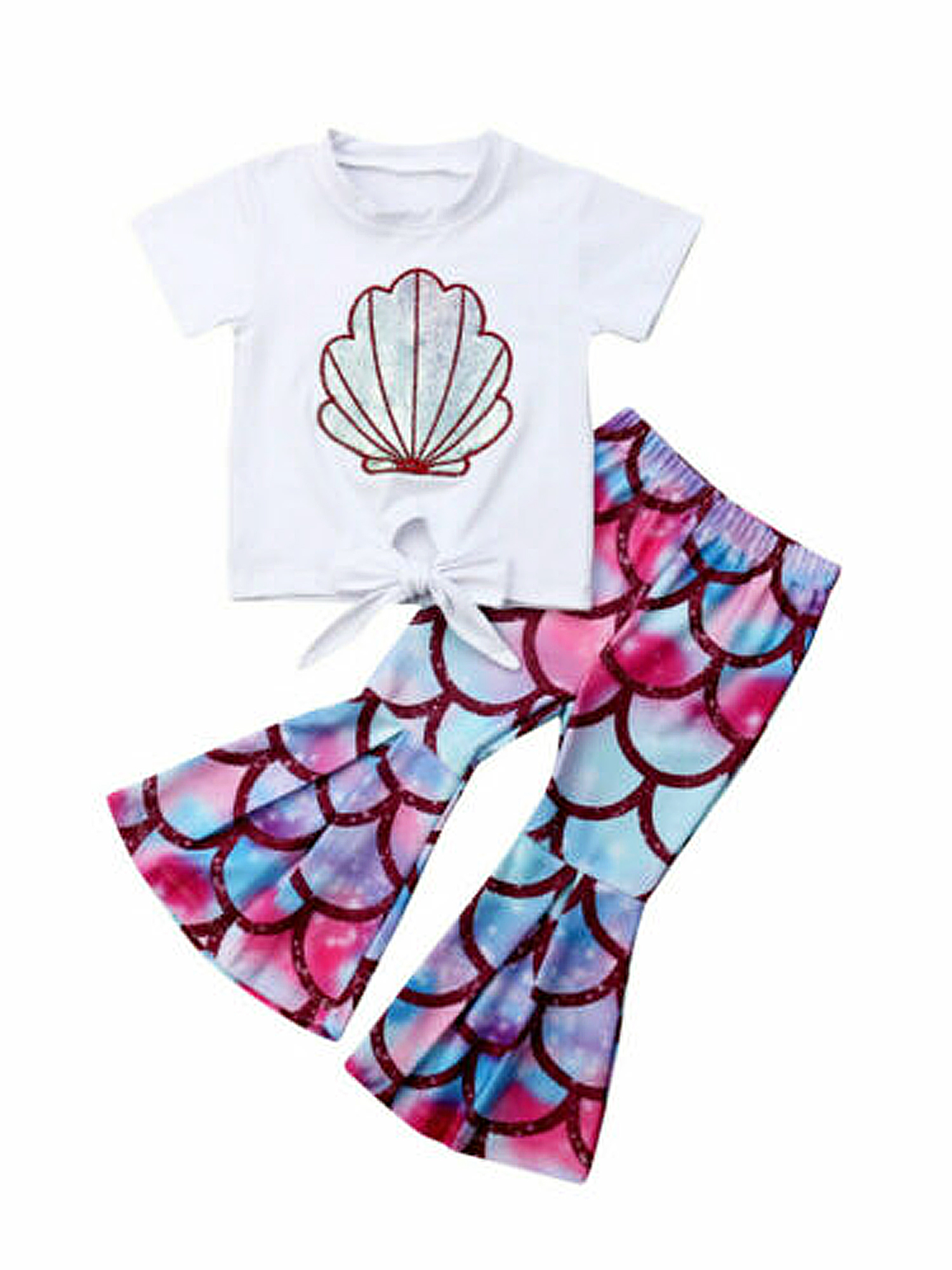 T-shirt Mermaid Flared Pants 