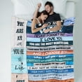 thumbnail image 5 of Gifts for Wife Birthday Wedding Anniversary Romantic Gifts Ideas from Husband, Valentines Mothers Day for her Women Wife Ultra Soft Blanket for Bedding Sofa Office Travel, 5 of 5