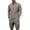 Dark Gray, variant on Mens 2 Piece Short Sets Big and Tall Henley Linen T Shirts Side Tie Jogger Shorts Summer Beach Outfits Sets