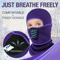 thumbnail image 3 of BUTKLNYTS Kids Balaclava Ski Mask - Cold Weather Full Face Mask with Breathable Vents - Warm Hood for Skiing, Snowboarding, Cycling & Winter Outdoor Sports, 3 of 7