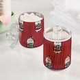 thumbnail image 5 of Cute Cats Dress in Christmas with Presents Translucent Plastic Cans Storage Canisters with Lid Set of 4, 5 of 7