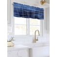 thumbnail image 3 of Valances for Windows Abstract Golden Rod Pocket Cafe Window Treatments Valance Curtains for Kitchen Bathroom Laundry Basement Windows 54"x18", 3 of 9