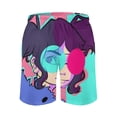 thumbnail image 3 of Gorillaz Men's Swim Trunks Board Shorts Drawstring Elastic Waist Quick Dry Swimsuits Beach Shorts with Pockets XL, 3 of 8