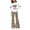 White, variant on Cethrio Girls Graphic Outfit Sets, Fashion 2 Piece Long Sleeve Spring Fall Girls' Clothing Sets Hot Pink Size 7-8 T
