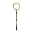 thumbnail image 2 of Diamond2Deal 14K Pendentif Initiale Lettre à Bulles en Or Jaune pour Femmes, 2 of 5