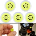 thumbnail image 1 of Nivel de burbuja, paquete de 5, Ø 12 mm de diámetro, nivel de burbuja de precisión con burbuja de aire, mini nivel de burbuja para cámaras, camping y caravanas, nivel de burbuja, 1 of 5