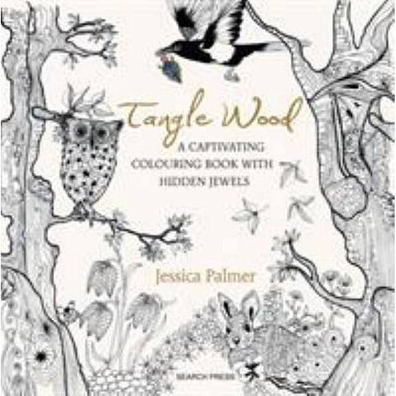 Pre-Owned Tangle Wood: A Captivating Colouring Book with Hidden Jewels (Paperback) 1782213538 9781782213536